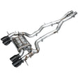 AWE Tuning SwitchPath Exhaust | 4.5" Quad Diamond Black Tips BMW M2 2023-2025