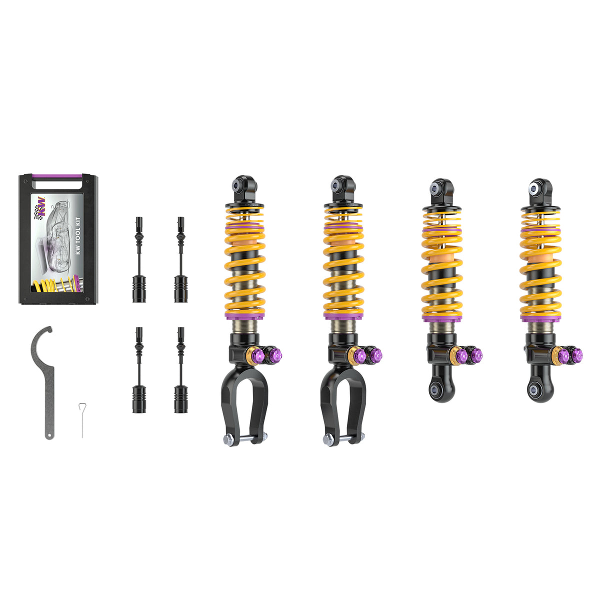 KW Suspensions 30911008 KW V5 Coilover Kit - Lamborghini Huracan W/ Noselift W/ Elec. Dampers