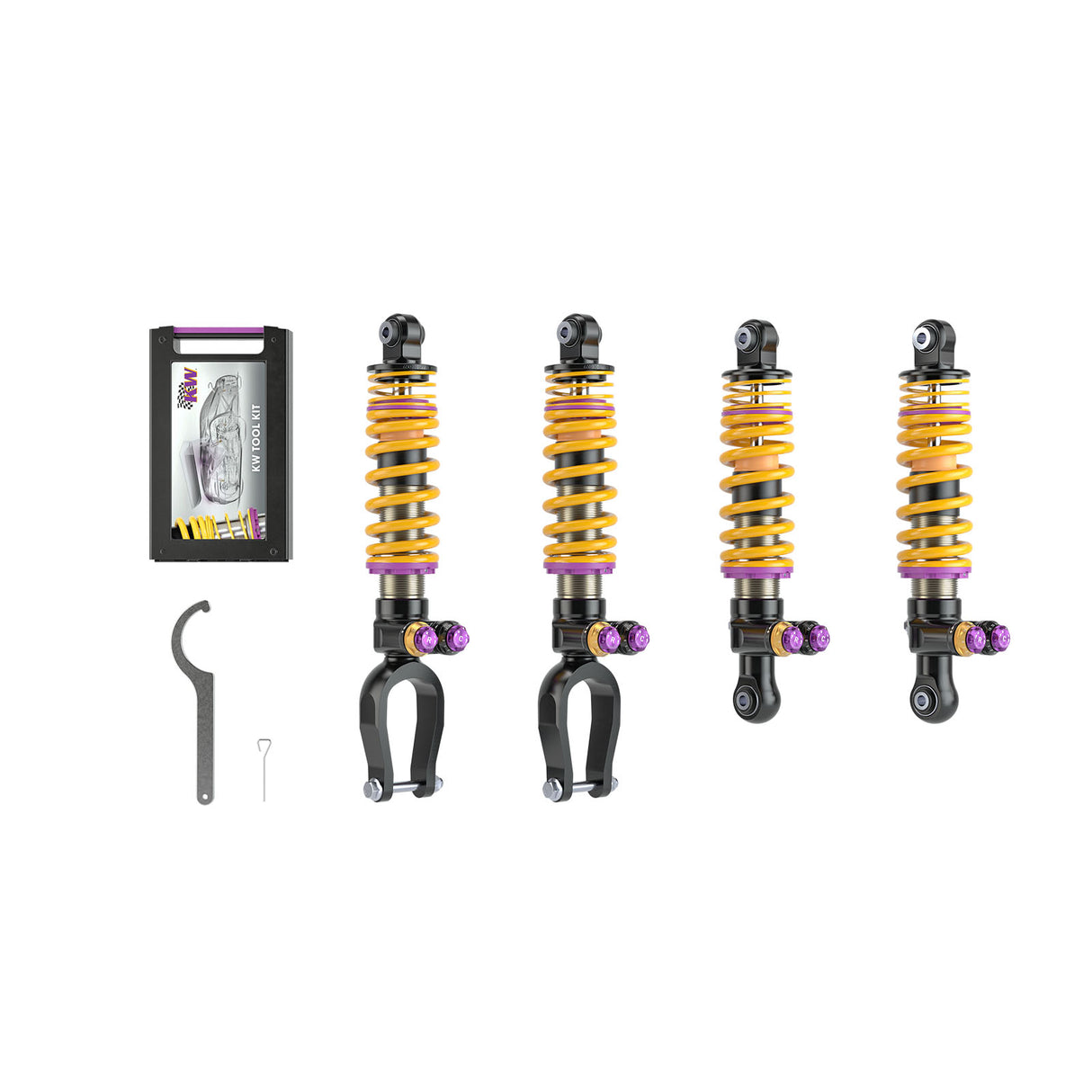 KW Suspensions 30911009 KW V5 Coilover Kit - Lamborghini Huracan W/ Noselift W/o Elec. Dampers