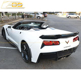 Corvette C7 Wickerbill Rear Spoiler Extension (Dark Tinted)