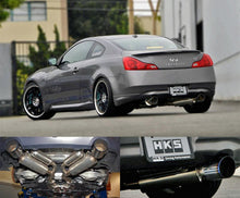 HKS [Infiniti G37(2008)] Hi-Power Exhaust; Dual Exhaust