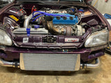 Affordable Turbo Kits ATK Street/Strip S3 Intercooler Side 2.5" inlet 2.5 inch outlet 3.2" core (300-600+hp) Bar & Plate Universal Honda Civic Del Sol CRX Prelude Accord Acura Integra
