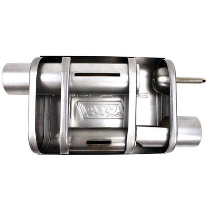 Varitune Adjustable Muffler Double Offset 2.75 Inch Stainless