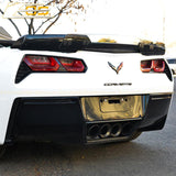 Corvette C7 Wickerbill Rear Spoiler Extension (Light Tinted)