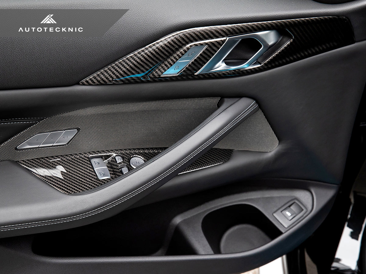 AutoTecknic Dry Carbon Interior Door Handle Trim Set - G82/ G83 M4