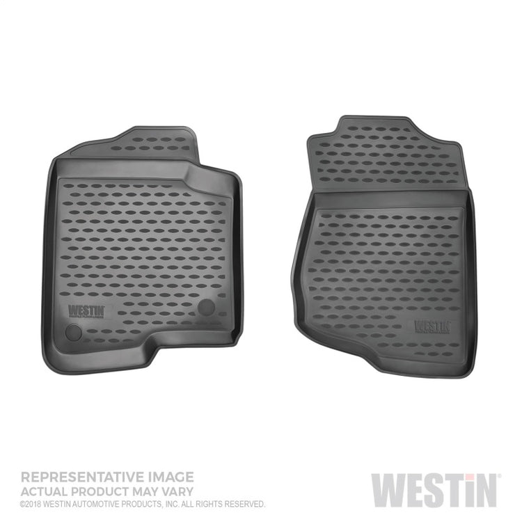 Westin 13-18 Ram 1500/2500/3500 Crew Cab Profile Floor Liners 2nd Row - Black