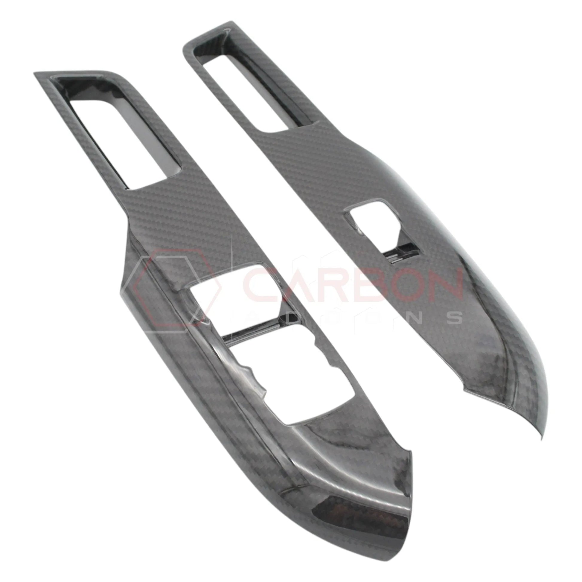 2024+ S650 Mustang Hard Carbon Fiber Window Switch Control Trim Cover | V2
