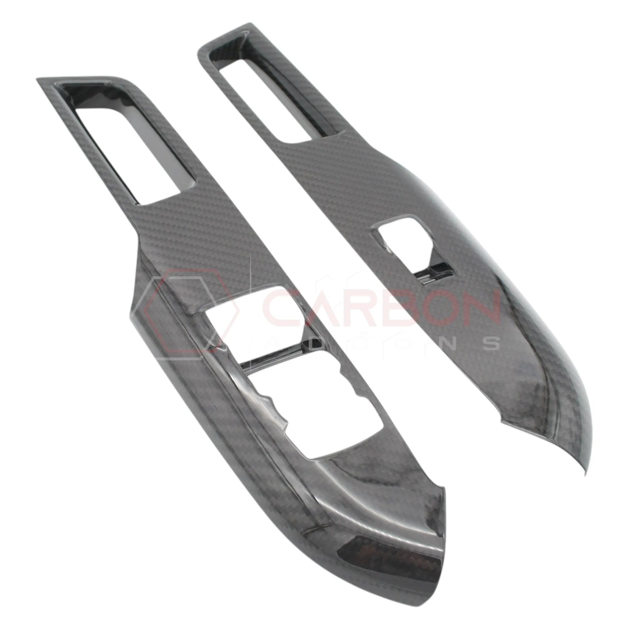 2024+ S650 Mustang Hard Carbon Fiber Window Switch Control Trim Cover | V2
