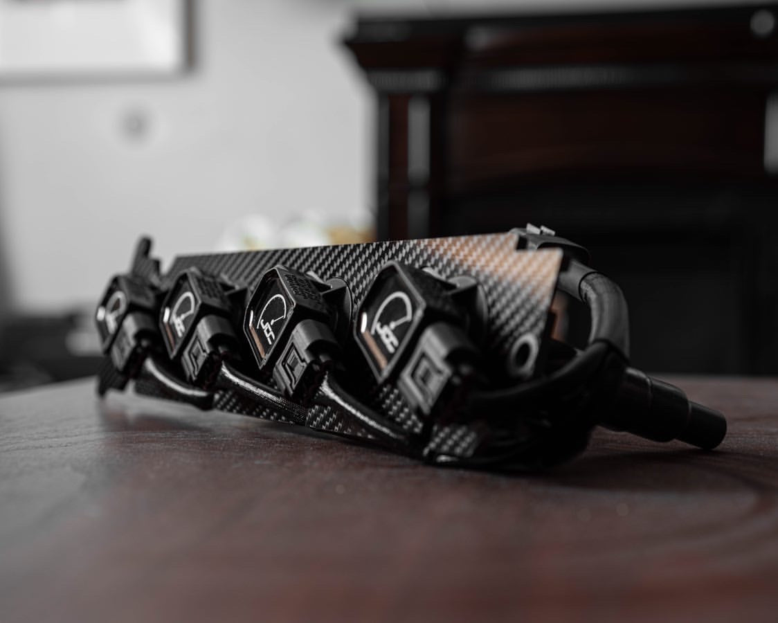 JDC "Show Series" Carbon Fiber Coil On Plug Mounting Plate (Evo 4-9)