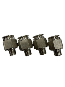 SPDZ1 1/8 NPT - 3/8 DOT 4 Piece Heavy Duty Fitting Kit