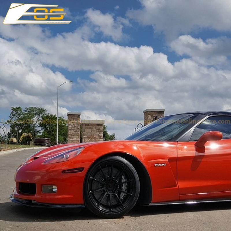 Corvette C6 Grand Sport / Z06 Front Splitter Lip & Side Skirts Rocker Panels - Revline Performance