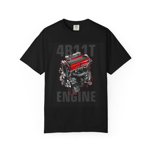 4B11T Mitsubishi Evo X Engine T-Shirt