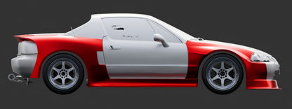 (SPECIAL-ORDER) Touring Car Widebody - Honda Civic CR-X Del Sol (92-98)