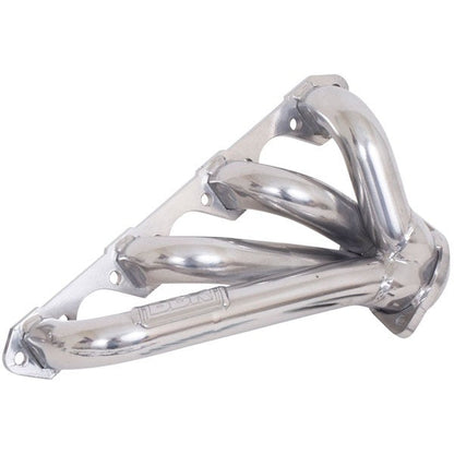 Ford F150 351 5.8 1-5/8 Shorty Exhaust Headers Polished Silver Ceramic 87-95