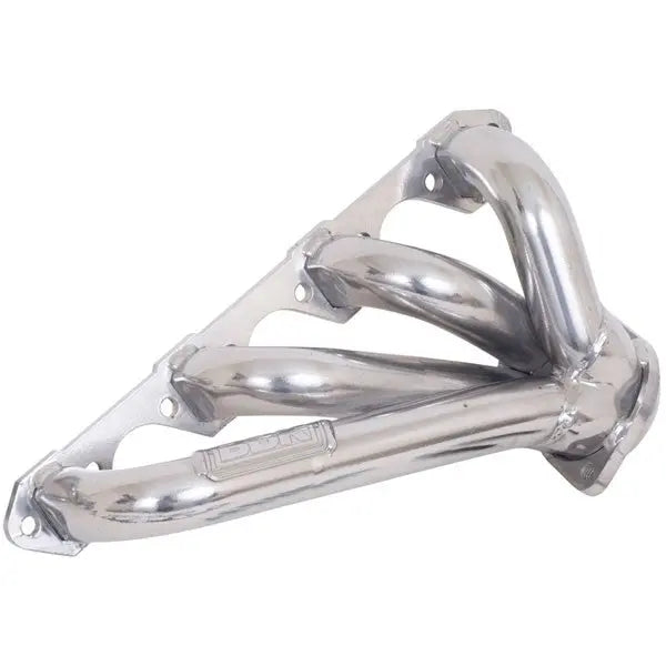 Ford F150 351 5.8 1-5/8 Shorty Exhaust Headers Polished Silver Ceramic 87-95