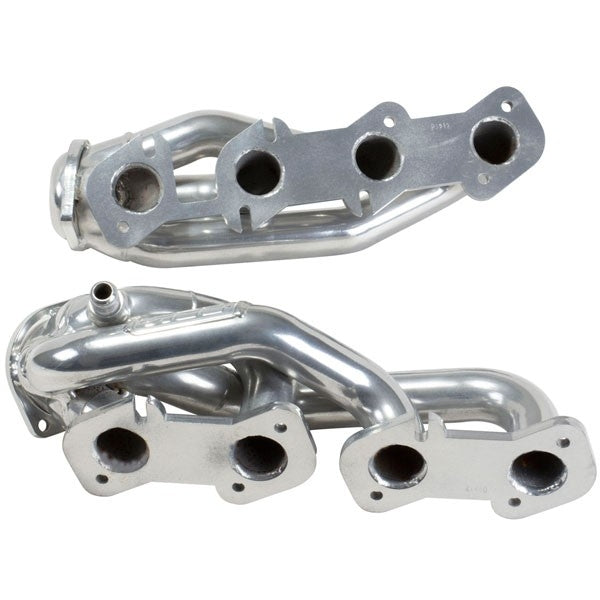 Ford F150 4.6 1-5/8 Shorty Exhaust Headers Polished Silver Ceramic 97-03
