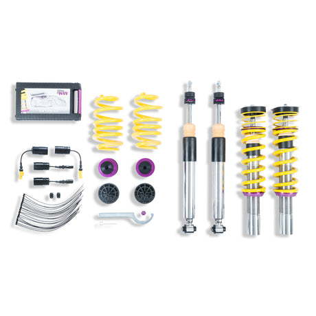KW Suspensions 352100BR KW V3 Coilover Kit Bundle - Audi S5 (B9) With Electronic Dampers