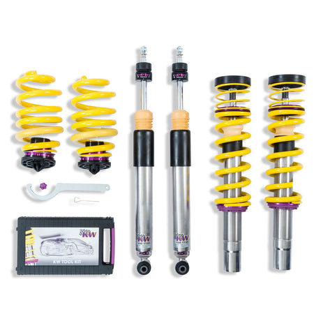 KW Suspensions 352100BU KW V3 Coilover Kit - Audi S5 Sportback; Without EDC; (48.5mm ?)