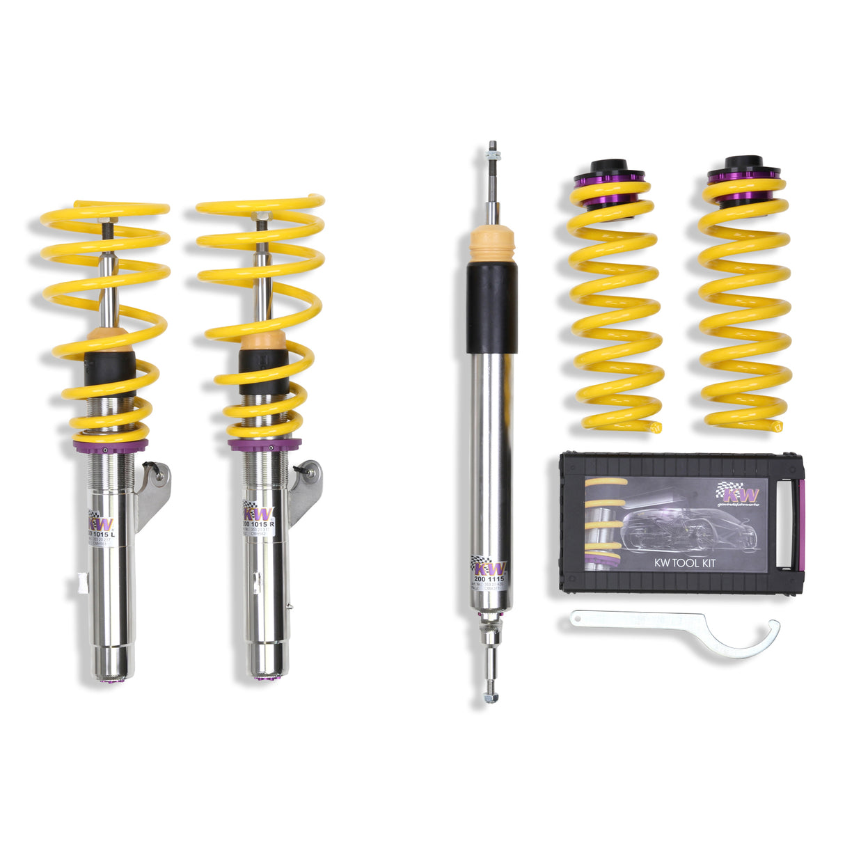 KW Suspensions 35220032 KW V3 Coilover Kit - BMW 3series E90/E92 2WD Sedan + Coupe