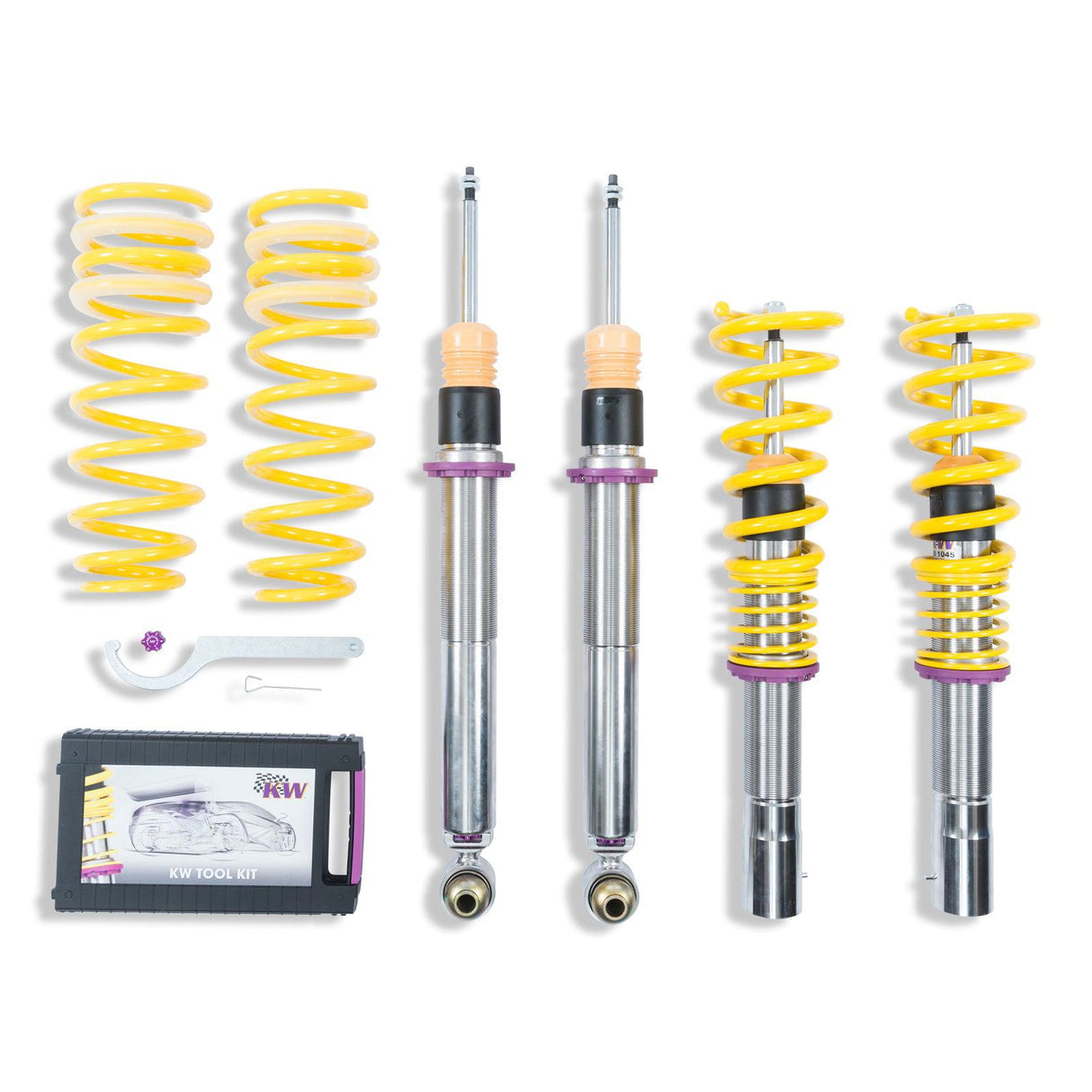 KW Suspensions 352200BW KW V3 Coilover Kit - 5 Series G30 Sedan AWD; Without Electronic Dampers