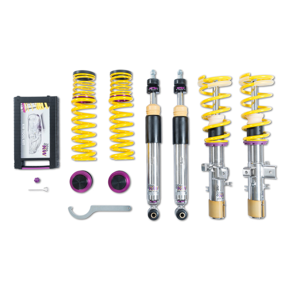 KW Suspensions 352200CJ KW V3 Coilover Kit - BMW 3 Series G20 330i Sedan RWD; Without EDC