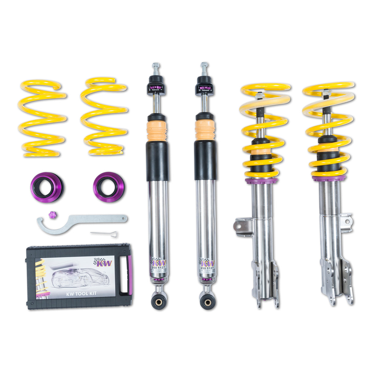 KW Suspensions 35225072 KW V3 Coilover Kit - Mercedes Benz CLA 250 $ Matic