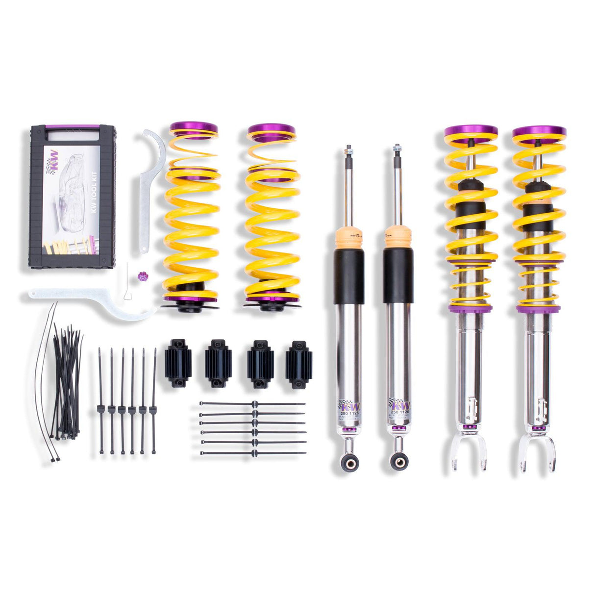 KW Suspensions 35225081 KW V3 Coilover Kit - Mercedes C63 AMG S