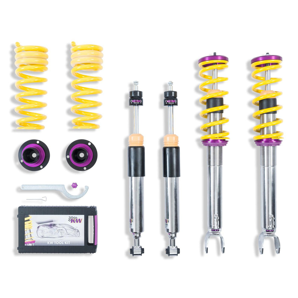 KW Suspensions 35225099 KW V3 Coilover Kit - Mercedes E300 Sedan (W213) E300 Coupe (C238); 2WD; Without EDC