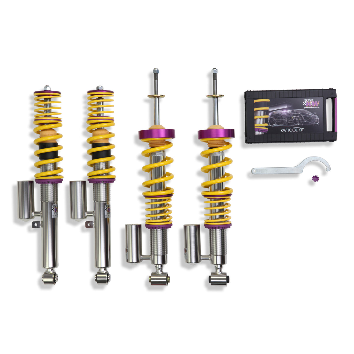 KW Suspensions 35257002 KW V3 Coilover Kit - Lexus IS 250 / 350 (XE2) Sedan 2WD