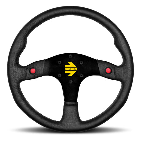 MOMO Tuning & SafetyMOD 80 Steering Wheel Black Leather