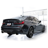 AWE Tuning Touring Edition Axle Back Exhaust | 3" Diameter | 4.5" Dual Diamond Black BMW 430i 2021-2024|BMW 330i 2019-2024