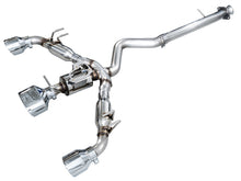AWE Tuning AWE 23-24 Toyota GR Corolla Track Edition Catback Exhaust - Chrome Silver Tips 3020-52472