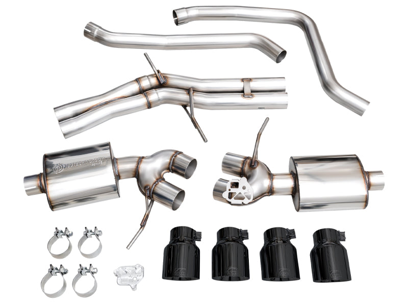 AWE Tuning 2022+ Porsche Macan 2.9TT Touring Edition Catback Exhaust w/ Diamond Black Tips 3015-43952