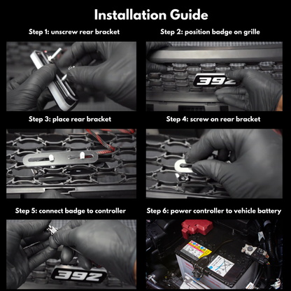 392 LED Badge (Multicolor Flow)