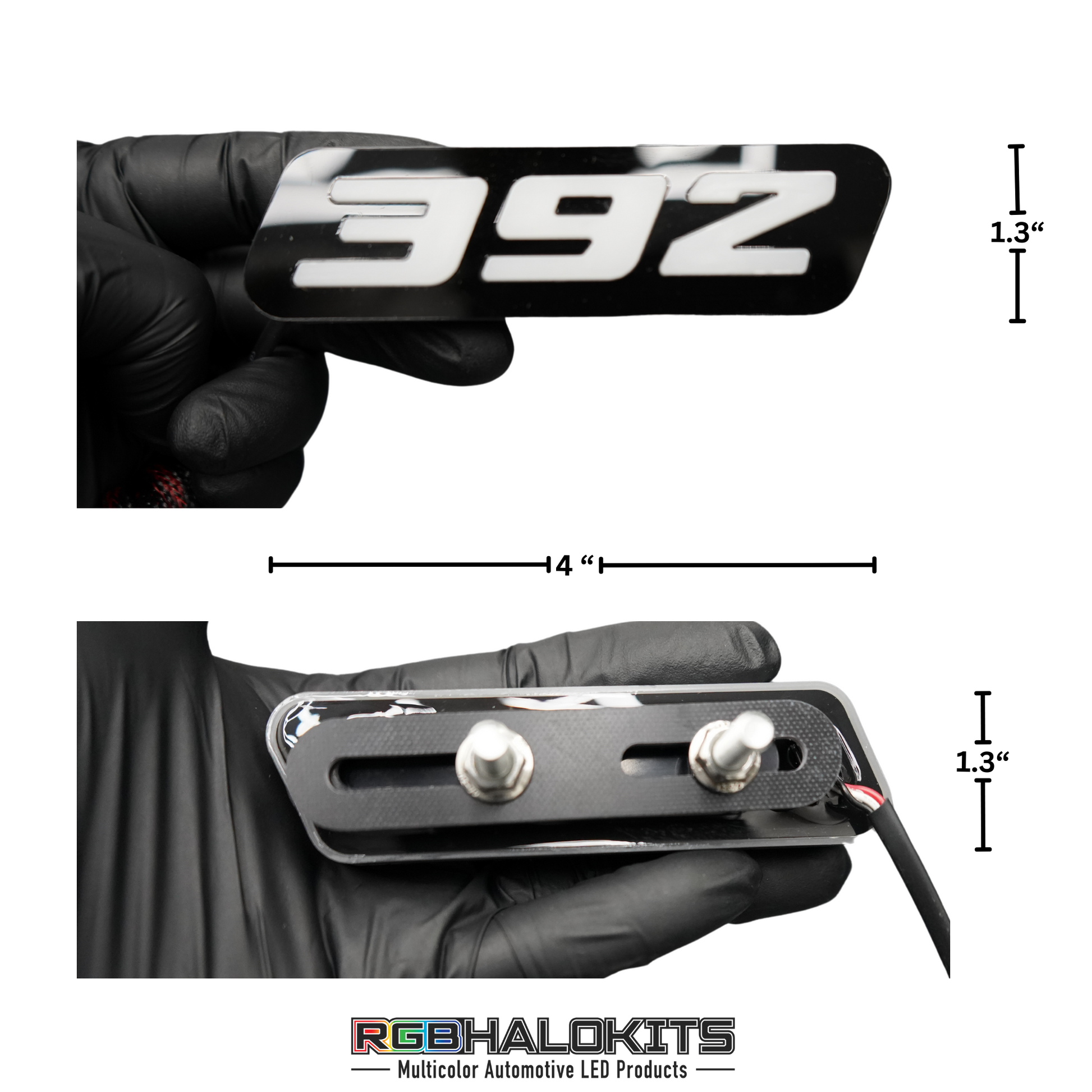 392 LED Badge (Multicolor Flow)