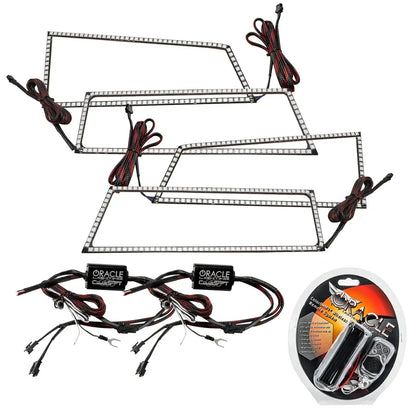 ORACLE Lighting 2003-2006 Chevy Silverado ColorSHIFT Dual Halo Headlight Kit