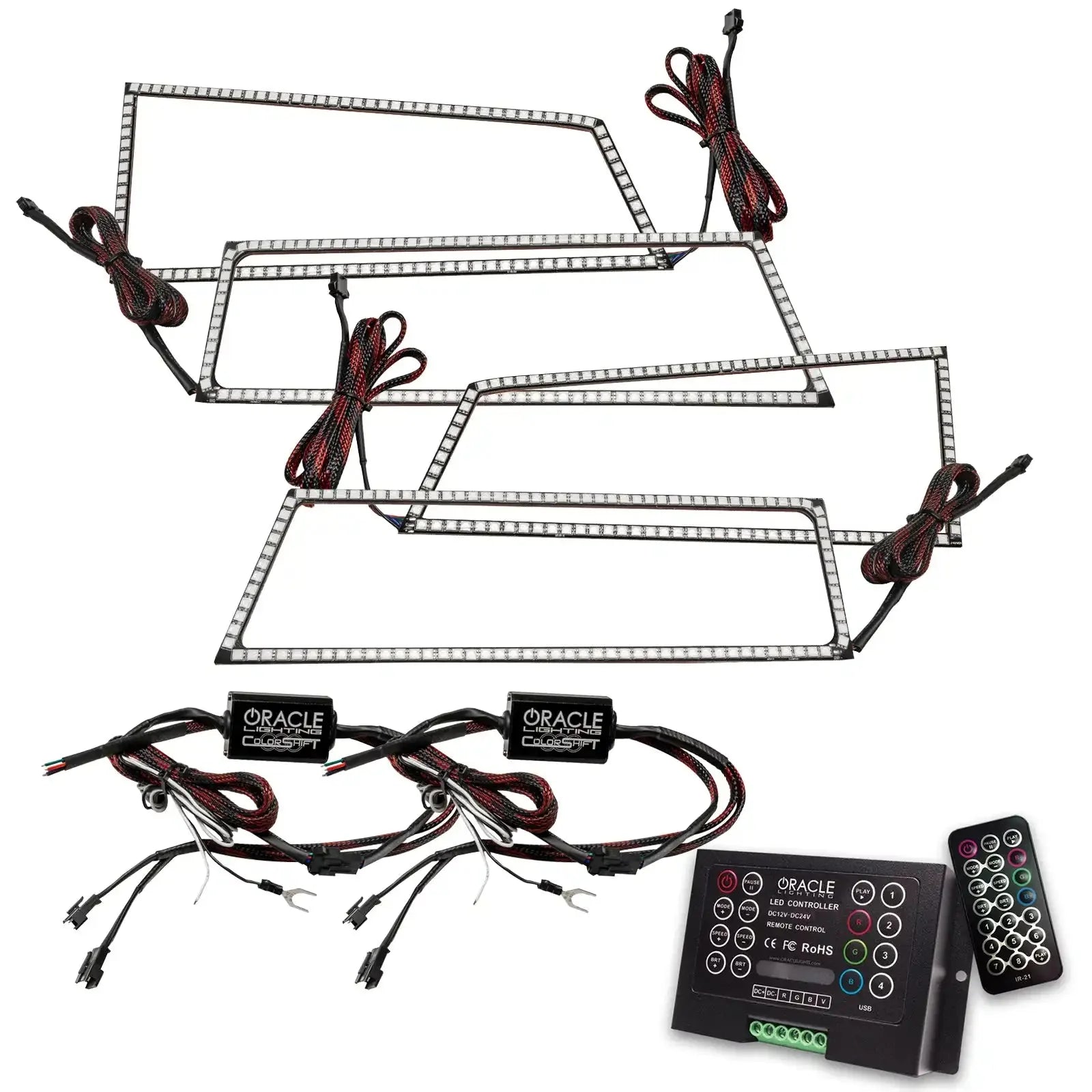 ORACLE Lighting 2003-2006 Chevy Silverado ColorSHIFT Dual Halo Headlight Kit