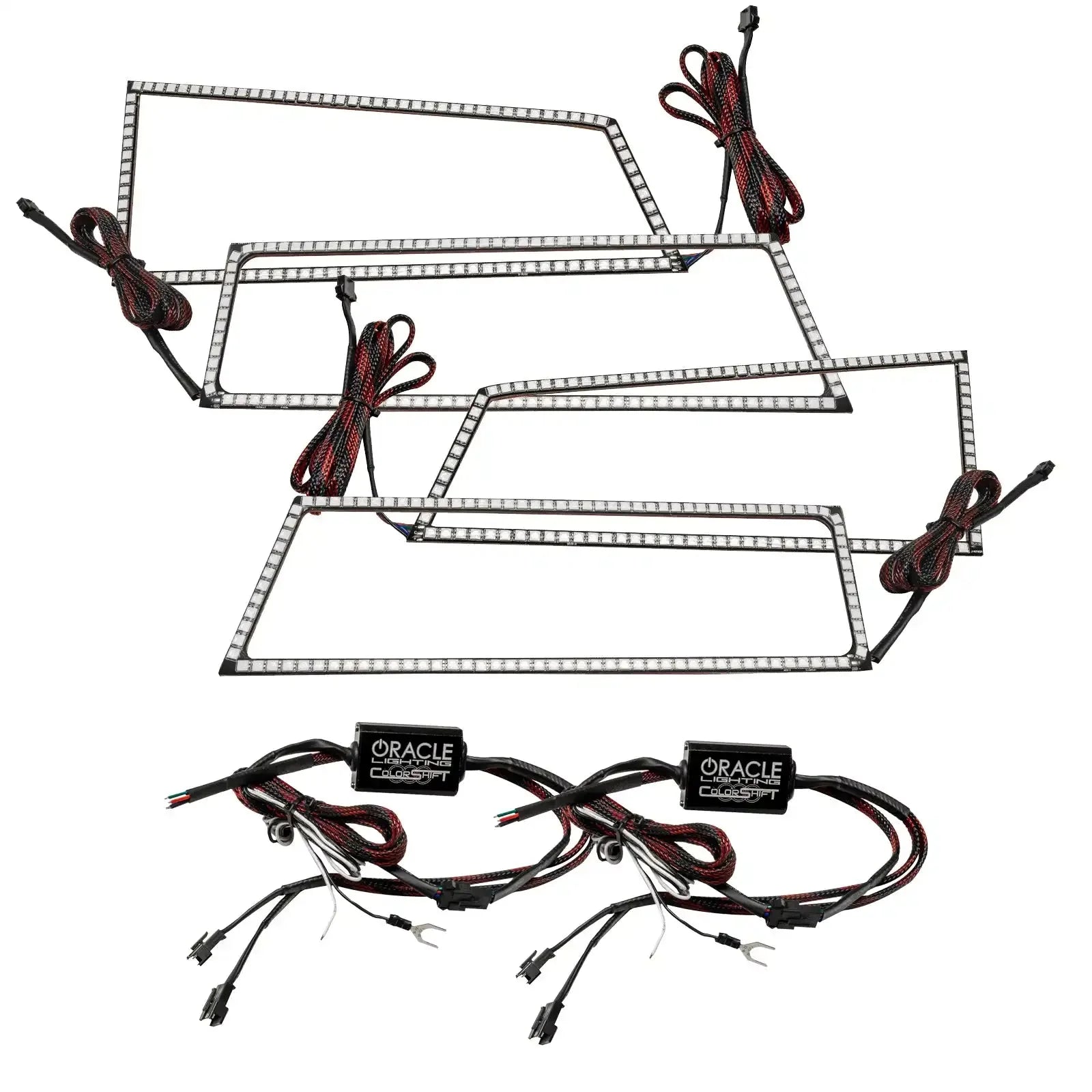 ORACLE Lighting 2003-2006 Chevy Silverado ColorSHIFT Dual Halo Headlight Kit