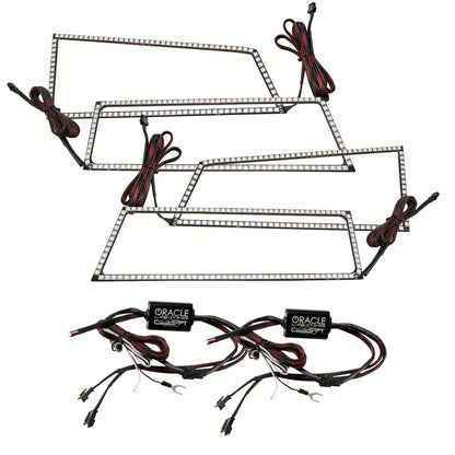 ORACLE Lighting 2003-2006 Chevy Silverado ColorSHIFT Dual Halo Headlight Kit