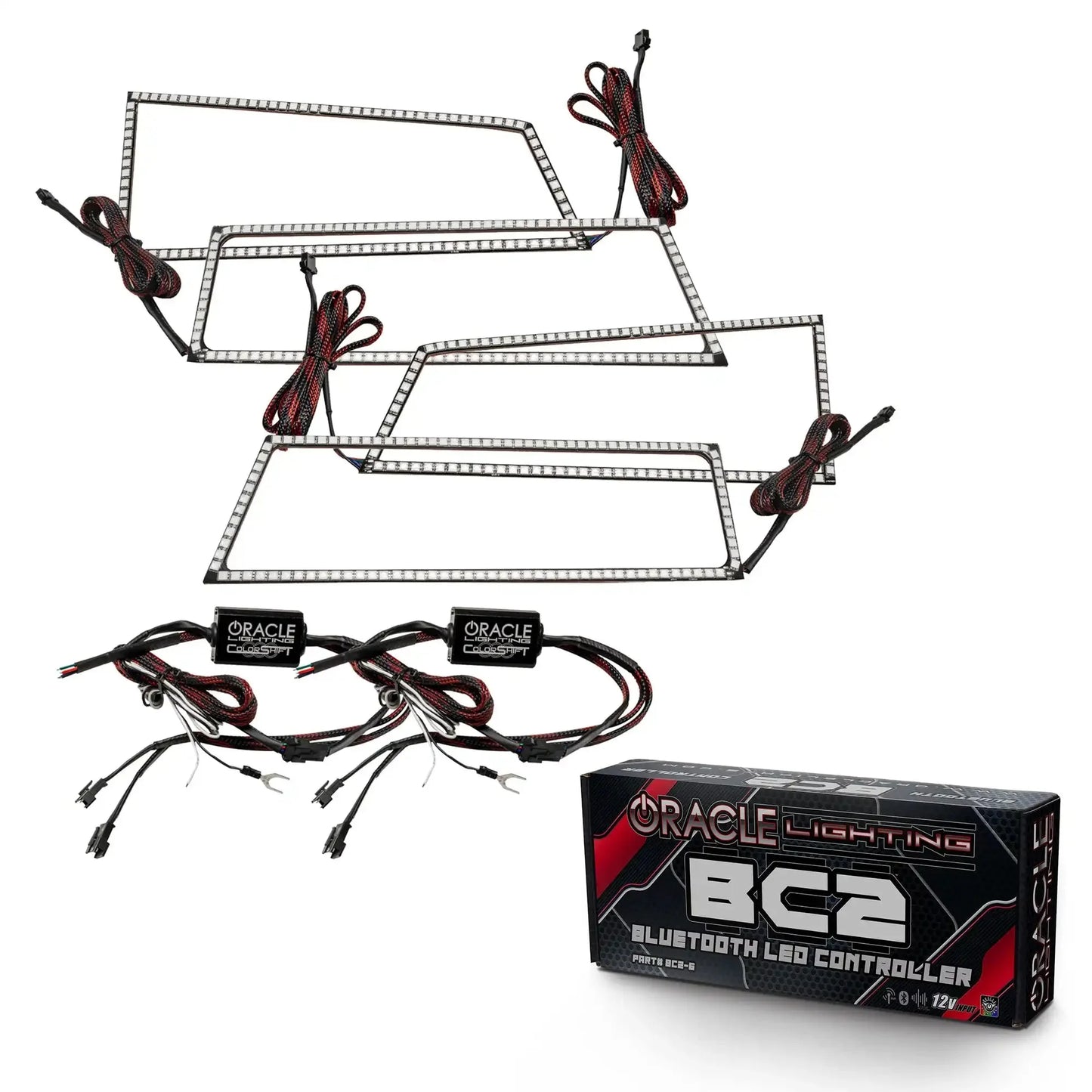 ORACLE Lighting 2003-2006 Chevy Silverado ColorSHIFT Dual Halo Headlight Kit