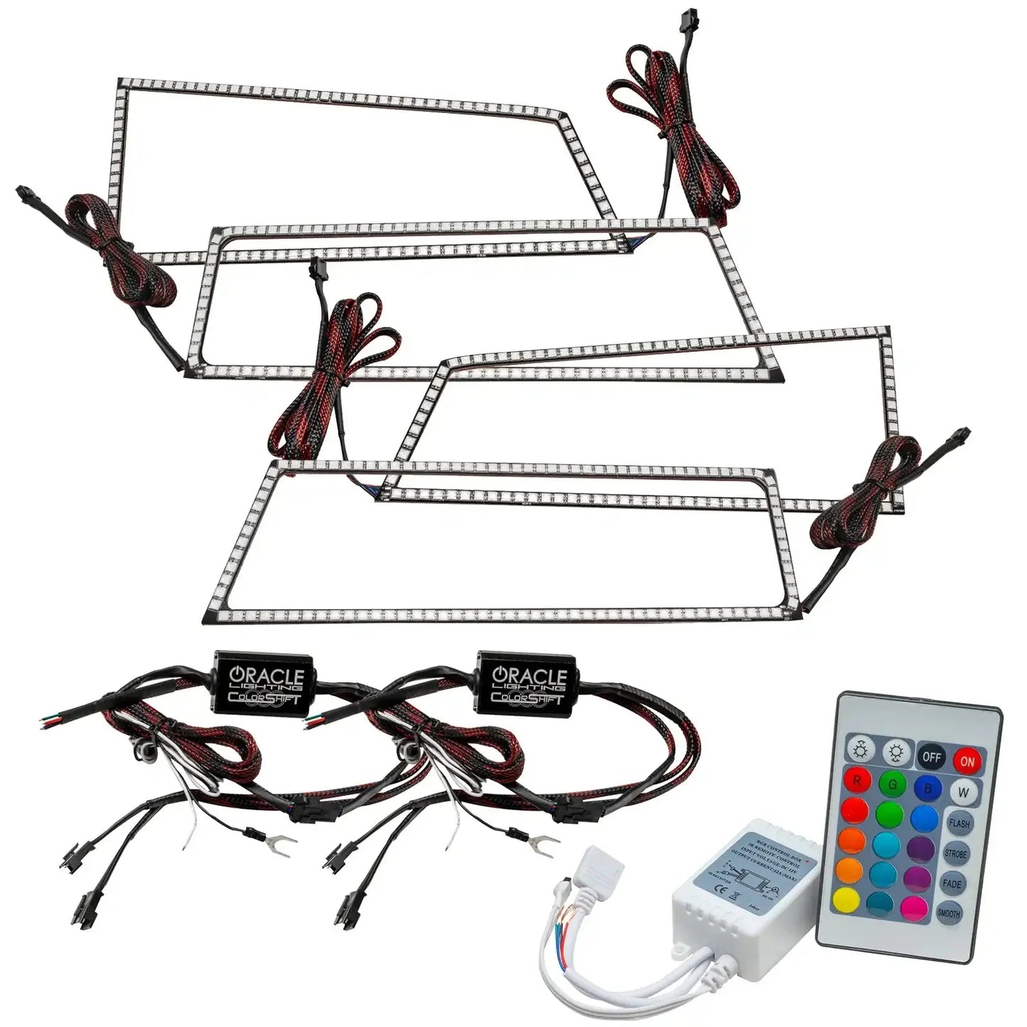 ORACLE Lighting 2003-2006 Chevy Silverado ColorSHIFT Dual Halo Headlight Kit