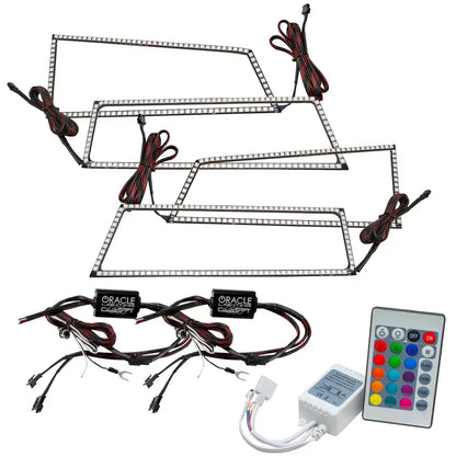 ORACLE Lighting 2003-2006 Chevy Silverado ColorSHIFT Dual Halo Headlight Kit