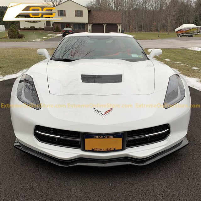 Corvette C7 Stage 2 Carbon Flash Front Splitter W/O Side Winglets