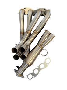 SPDZ1 K Swap K20 K24 Megaphone Exhaust Header 2 Bolt 4-1 Tri-Y EK EG DC2 Civic Pipe