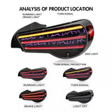 2012-2020 Toyota 86subaru Brzscion Frs Rear Lamp