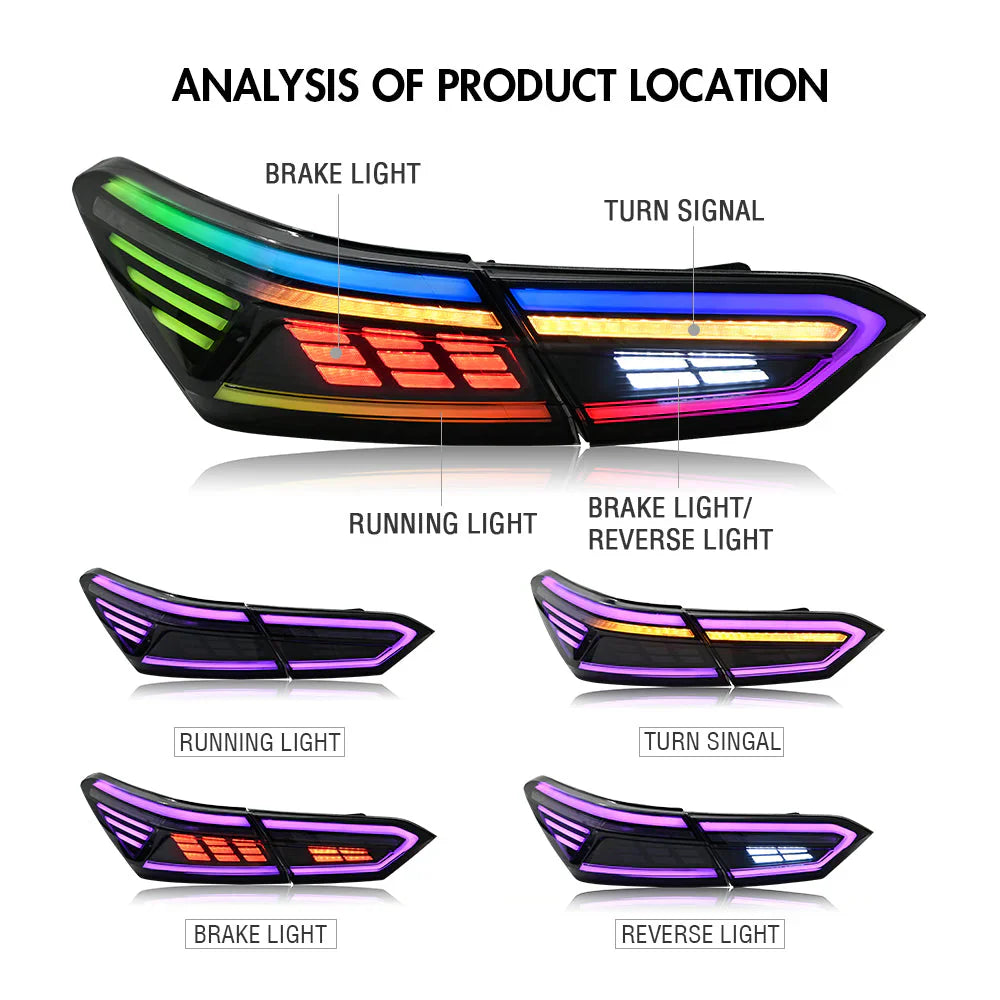 2018-2024 Toyota Camry 8th Gen Rear Lamp