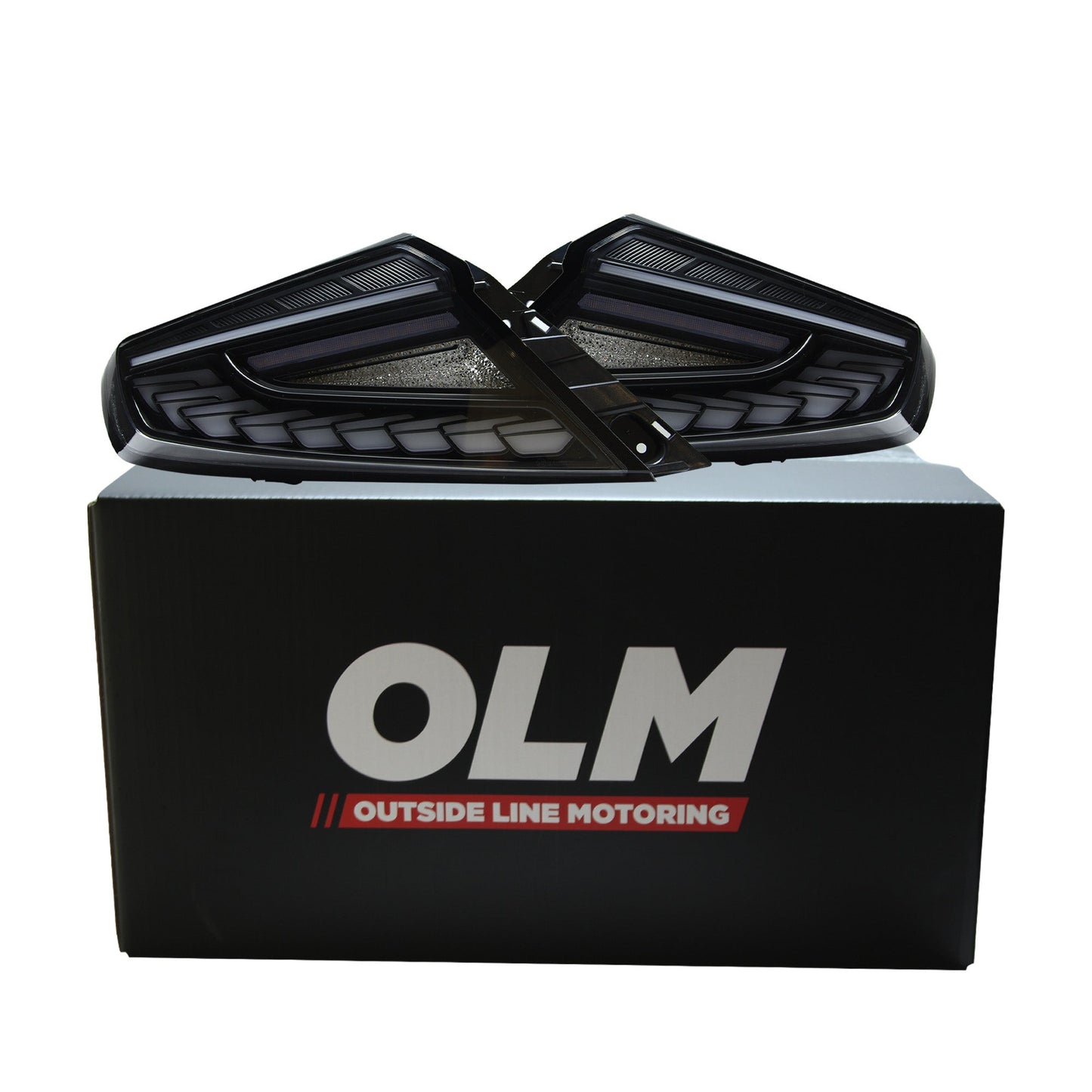 OLM Phantom-Spec LED Taillights (Clear Lens White Optic) - 2022+ WRX