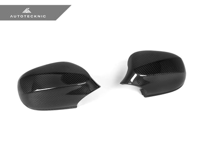 AutoTecknic Dry Carbon Fiber Mirror Cap Set - E82 1-Series LCI