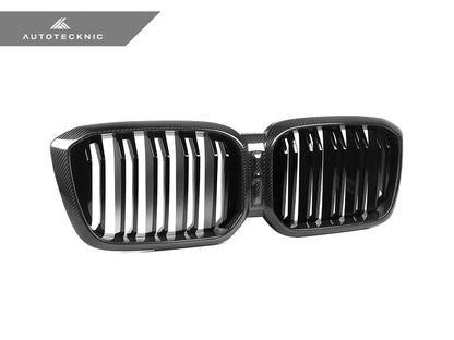 AutoTecknic Dry Carbon Fiber Dual-Slats Front Grille Set - F97 X3M LCI | F98 X4M LCI