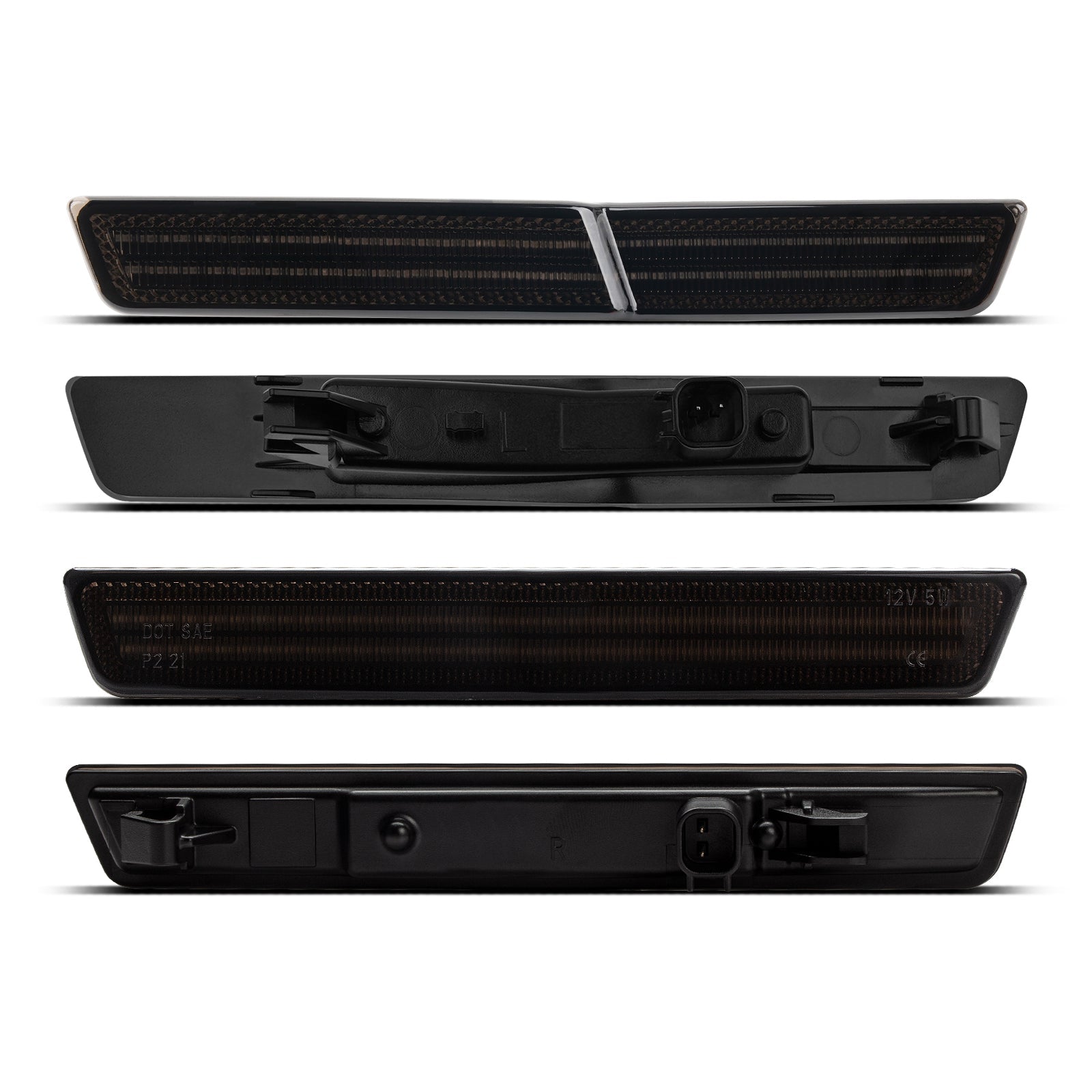 CHALLENGER WIDEBODY 15-23 FRONT/REAR DYNAMIC SMOKED LED SIDE MARKERS